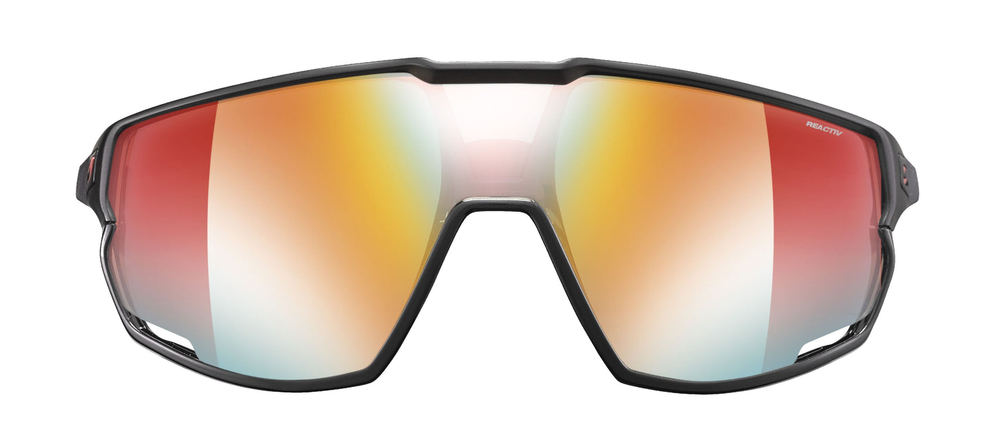 Lunette de soleil Julbo Rush | Mat Black / Shiny Black | Reactiv Performance 1-3 Laf