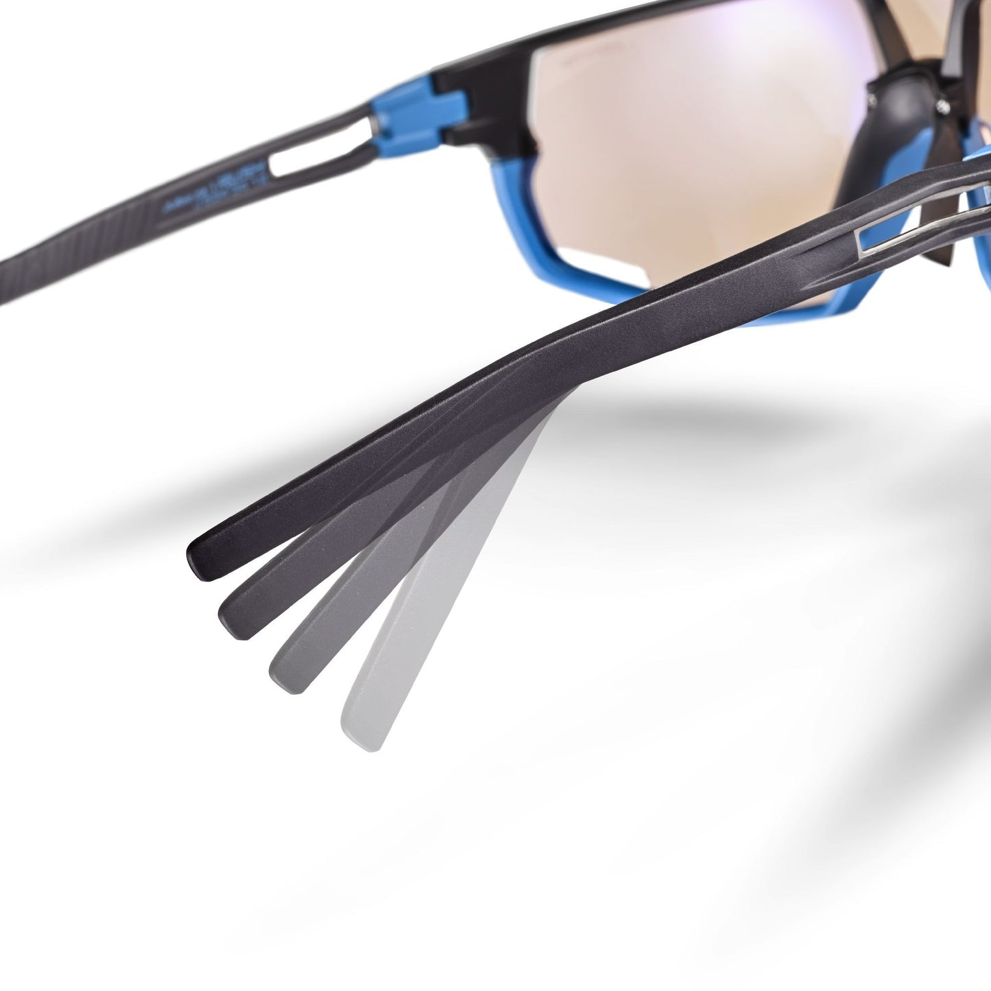 Lunette de soleil Julbo Rush | Black / Blue | Reactiv Performance 1-3 Hc