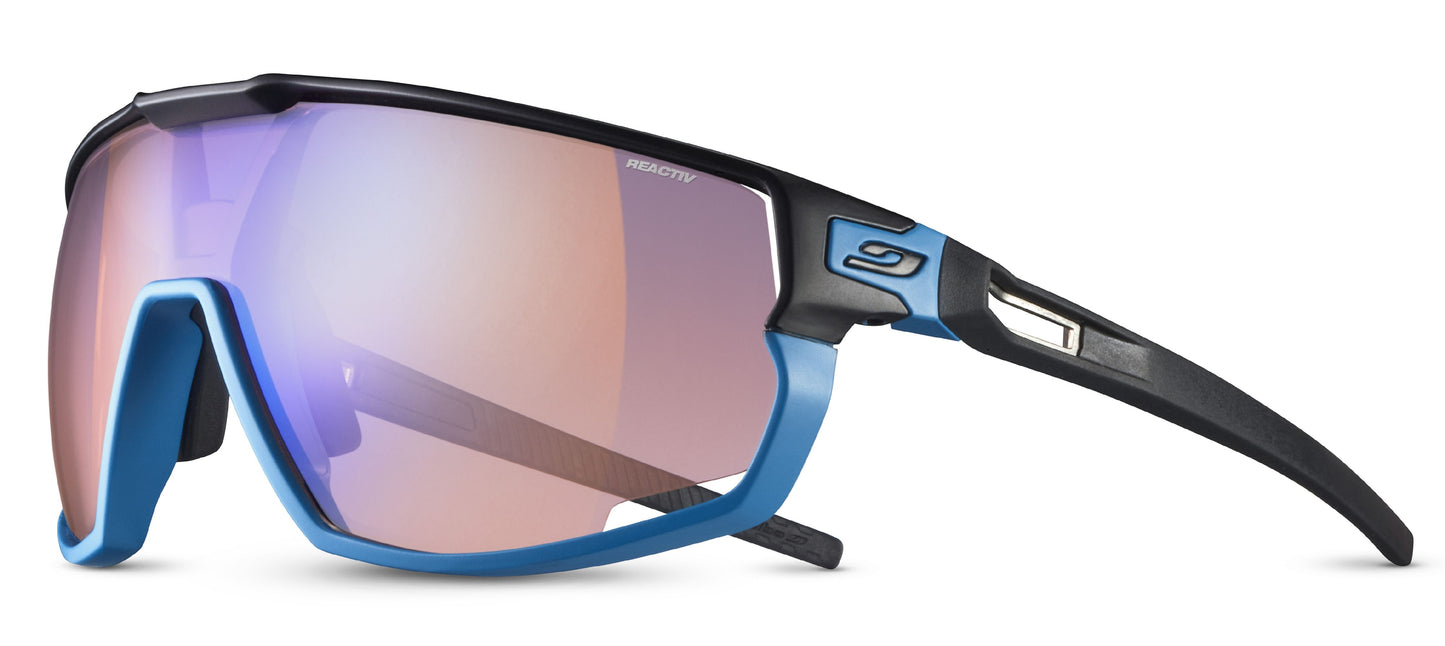 Lunette de soleil Julbo Rush | Black / Blue | Reactiv Performance 1-3 Hc