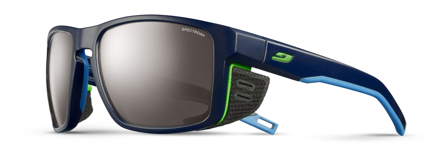 Lunette de soleil Julbo Shield | Dark Blue / Blue / Green | Spectron 4