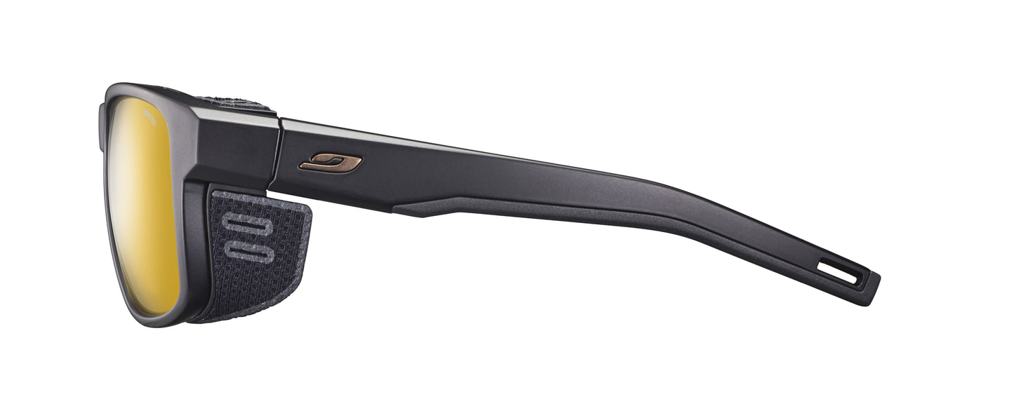 Lunette de soleil Julbo Shield M | Noir / Noir | Reactiv Performance 2-4