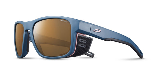 Lunette de soleil Julbo Shield M | Bleu / Rose | Reactiv High Mountain 2-4