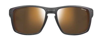 Lunette de soleil Julbo Shield M | Noir Translu / Orange Fluo | Reactiv High Mountain 2-4