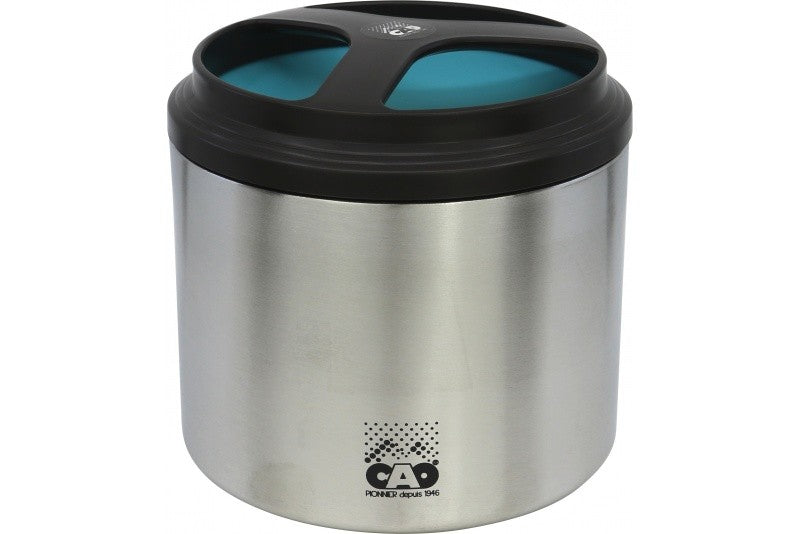 Lunch box isotherme simple 1 litre' PP+Inox Bleu H 12,3 cm ø 13,2 cm