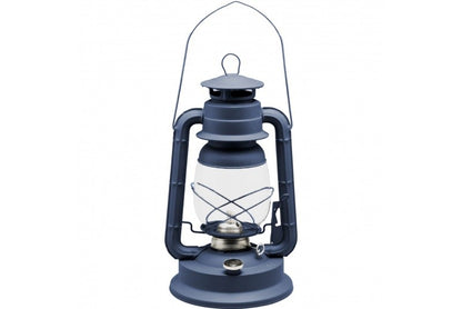 Lampe tempête Déco H 35 cm | Bleu ardoise