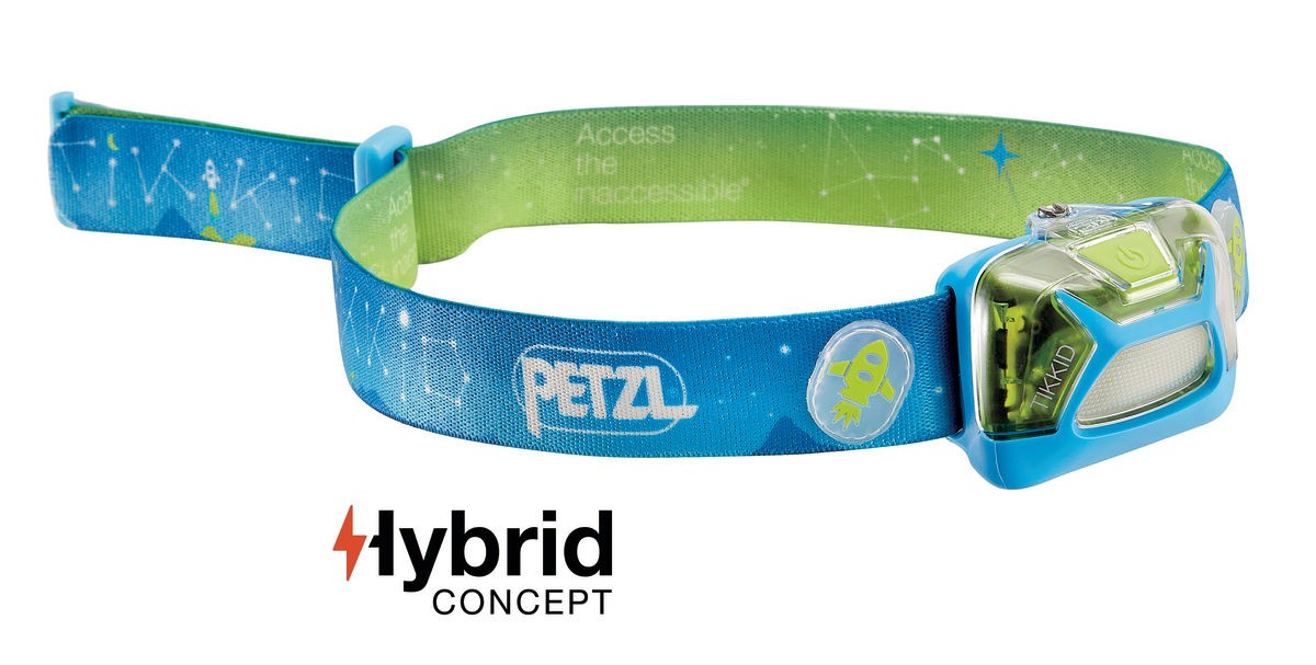 Lampe frontale enfant 20 lumens PETZL TIKKID - Bleu