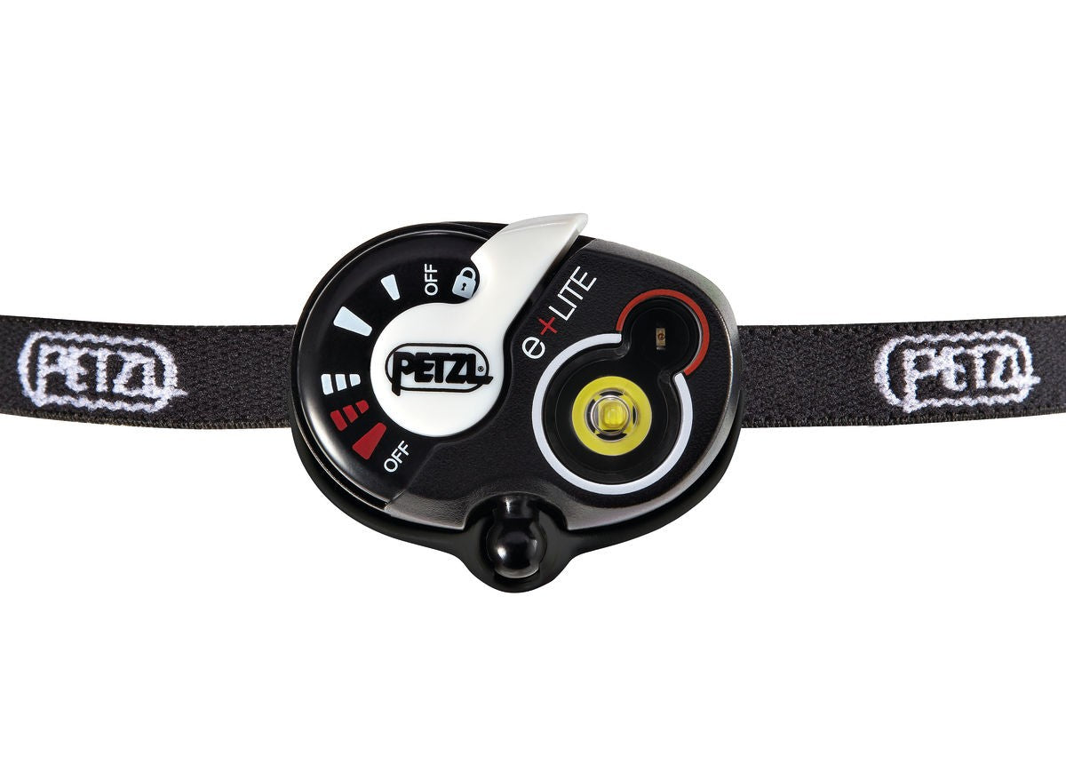 Lampe frontale 30 lumens ultra légère 26g PETZL e+Lite