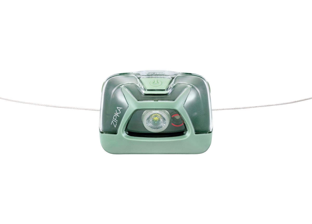 Lampe frontale 300 lumens ultra légère PETZL ZIPKA - Vert