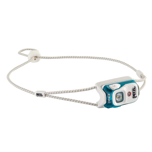 Lampe frontale 200 lumens très légère 35g PETZL BINDI - Bleu