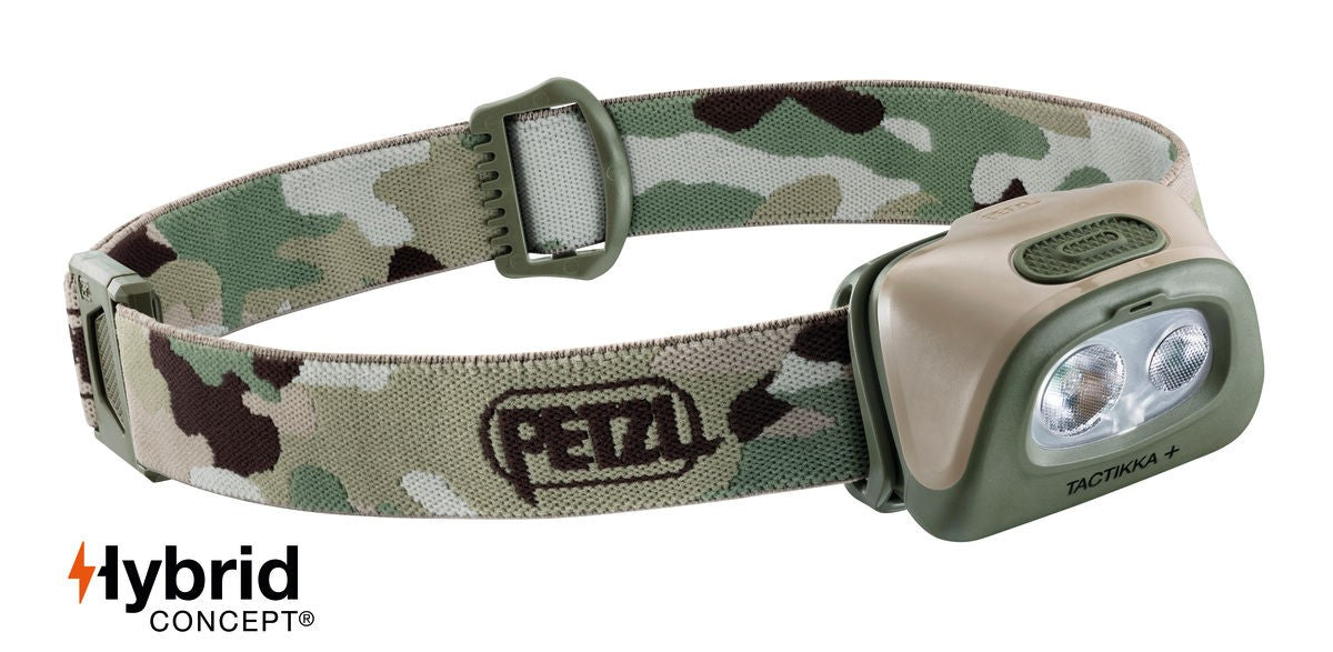 Lampe frontale 350 lumens PETZL TACTIKKA+ - Camo