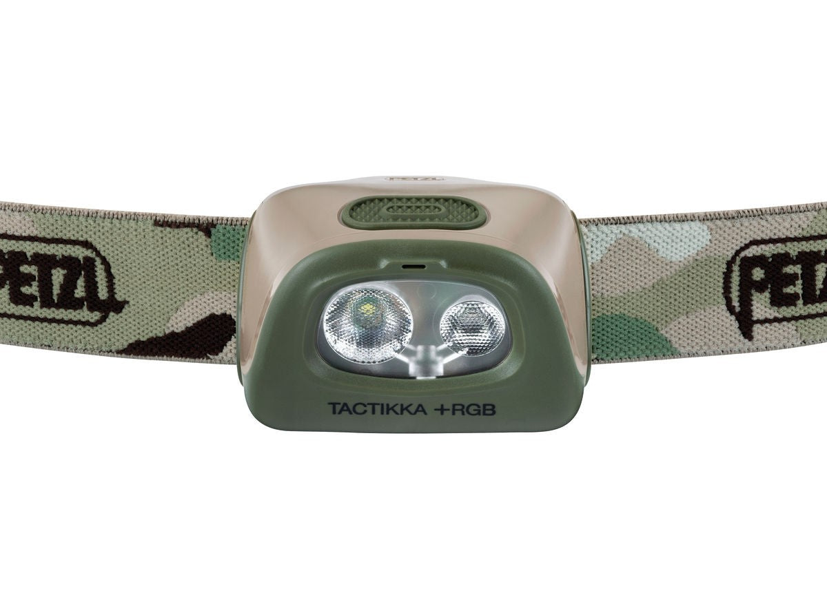 Lampe frontale 350 lumens PETZL TACTIKKA+ RGB- Camo