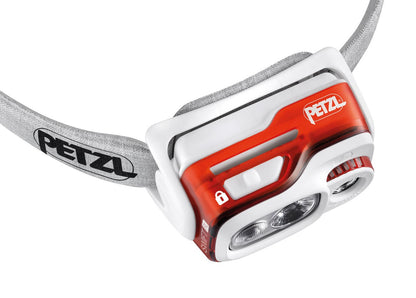 Lampe frontale 900 lumens rechargeable PETZL SWIFT RL orange