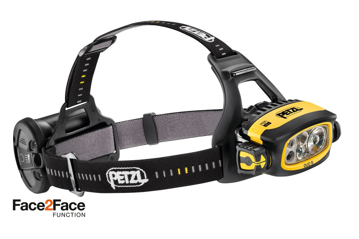 Lampe frontale 1100 lumens rechargeable et IP67 PETZL DUO S