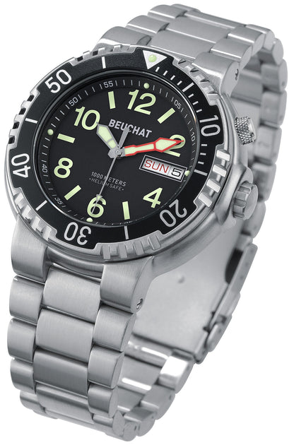 Montre étanche 1000 mètres valve hélium - BEUCHAT