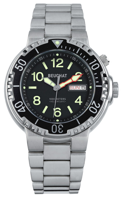 Montre étanche 1000 mètres valve hélium - BEUCHAT