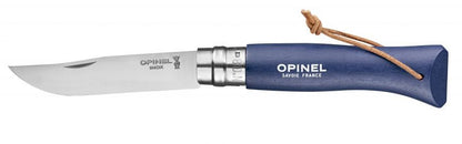 Couteau Opinel n° 8 baroudeur bleu foncé lame inox