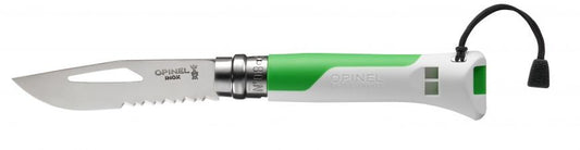 Opinel outdoor n° 8 avec manche vert fluo