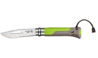 Opinel outdoor n° 8 avec manche terre/vert