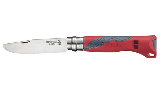 Opinel outdoor n° 7 junior avec manche rouge