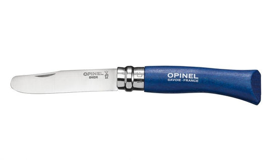 Opinel N°7 bout rond pour enfant - Bleu