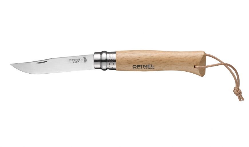 Couteau Opinel baroudeur n° 8 lame en inox et manche hêtre