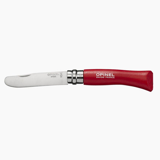 Opinel n°7 bout rond pour enfants - Rouge