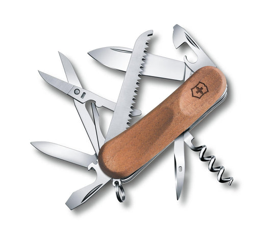 Couteau suisse 13 fonctions et manche en bois EVOWOOD Victorinox