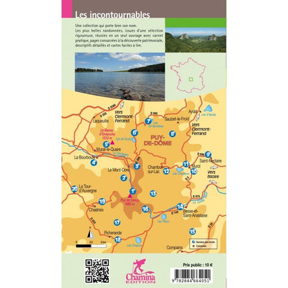 Massif Du Sancy - Guide de 22 balades | Chamina édition