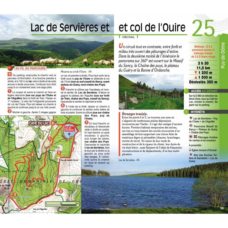 Guide les 30 Lacs Naturels d'Auvergne - Chamina