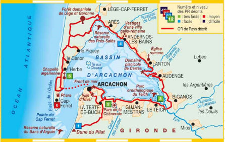 Randonnées autour du bassin d'Arcachon | Topoguide FFRP