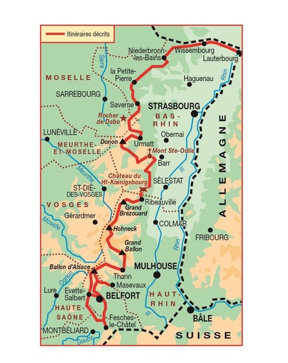 GR5 -La traversée du Massif des Vosges. | Topoguide FFRP