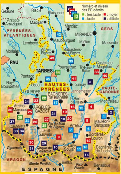 Les Hautes-Pyrénées en 45 circuits de randonnées | Topoguide