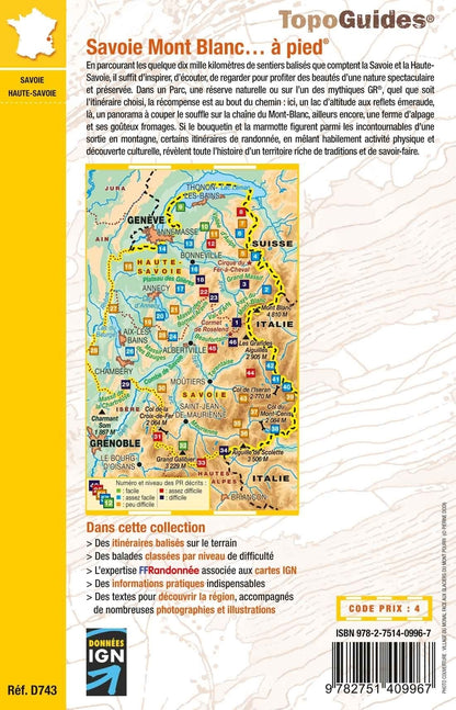 46 circuits de marche autour du Mont Blanc Savoie | Topoguide