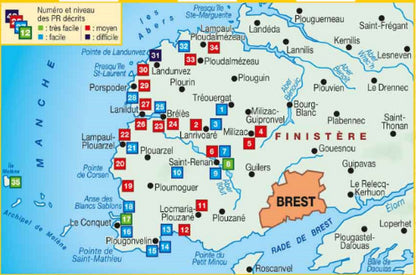 Pays d'Iroise, 35 circuits de randonnées | Topoguide FFRP