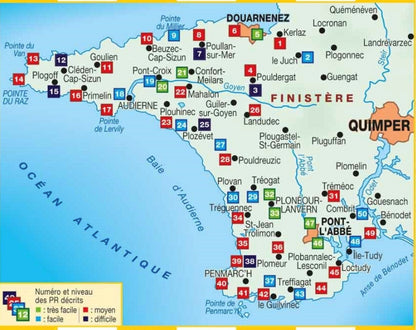 50 circuits dans l'Ouest Cornouaille. Douarnenez | Topoguide