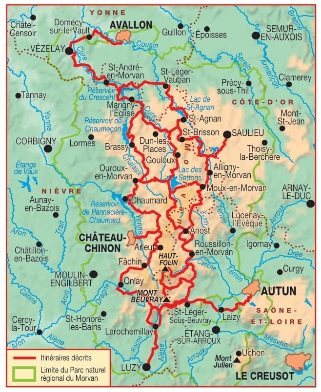 La traversée du Morvan en 15 jours | Topoguide FFRP