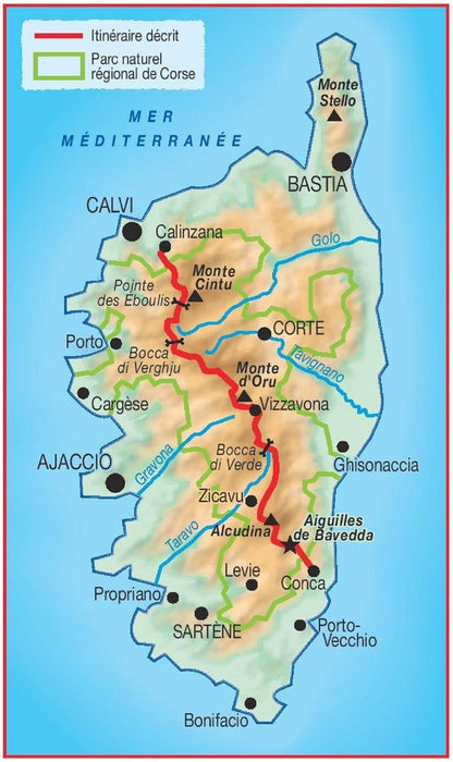 GR20 - A travers la Montagne Corse | Topoguide FFRP