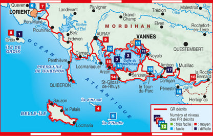 GR34 - le littoral et les iles du morbihan | Topoguide FFRP