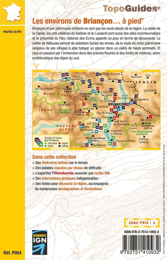 49 promenades autour de Briançon et des Ecrins | Topoguide