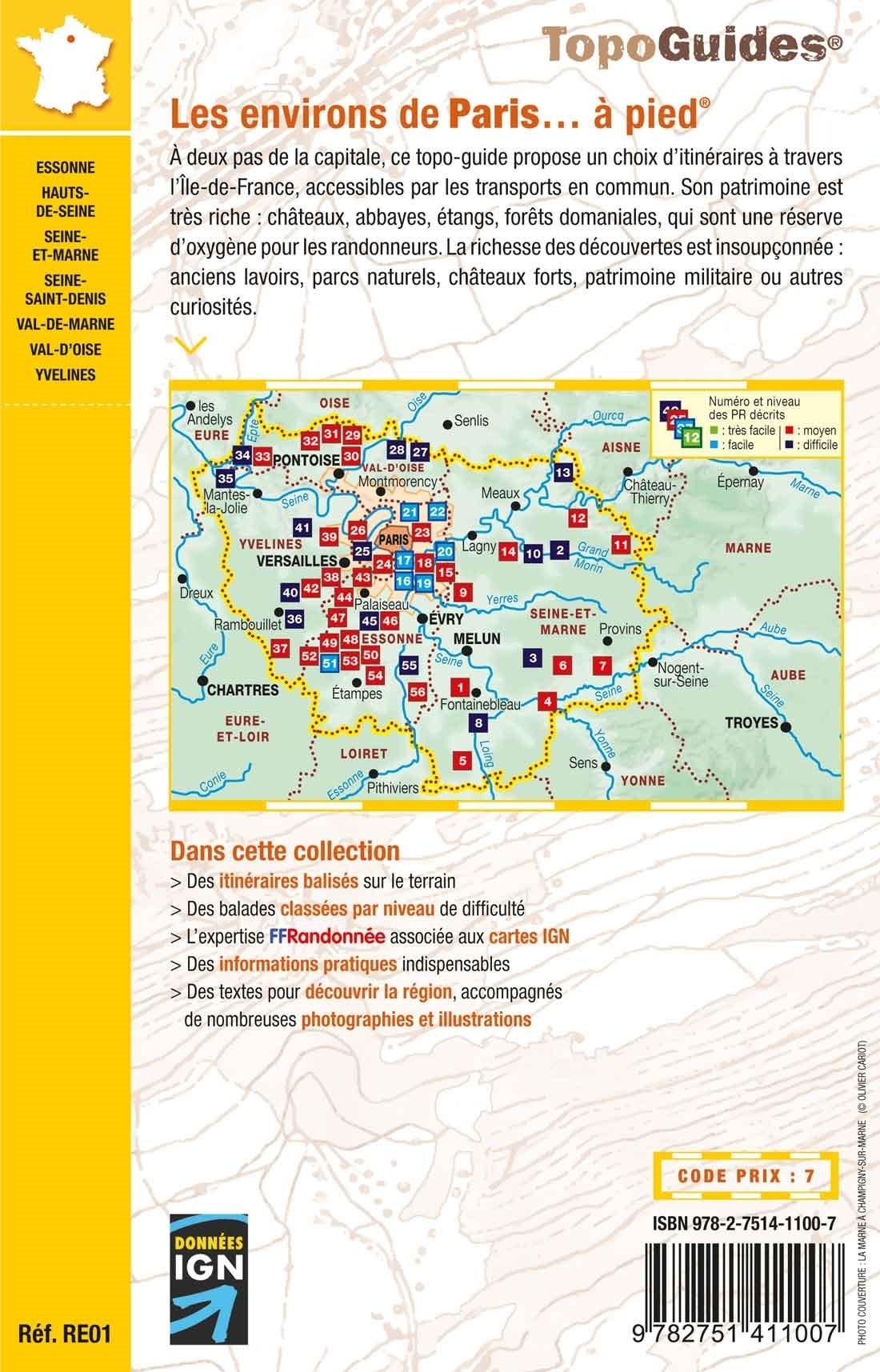 56 circuits dans les environs de Paris | Topoguide FFRP