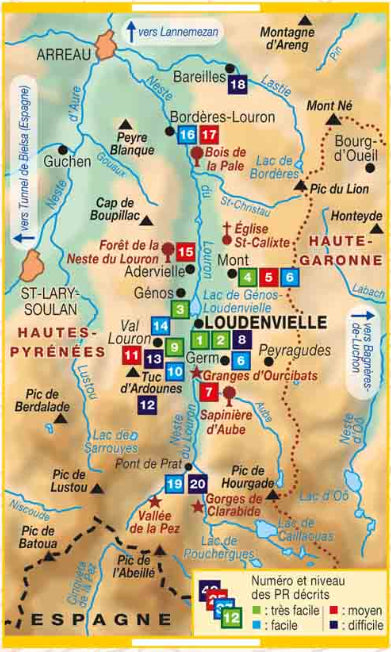 Loudenvielle et la vallee de louron | Topoguide FFRP