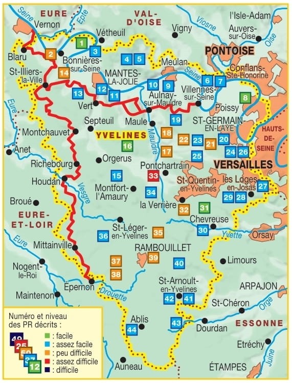 44 circuits de marche dans les Yvelines | Topoguide FFRP