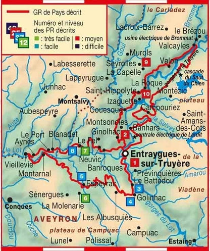 Le Pays d'Entraygues | Topoguide FFRP