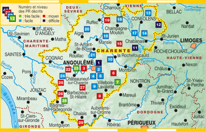 Randonné dans la Charente - 29 promenades | Topoguide FFRP