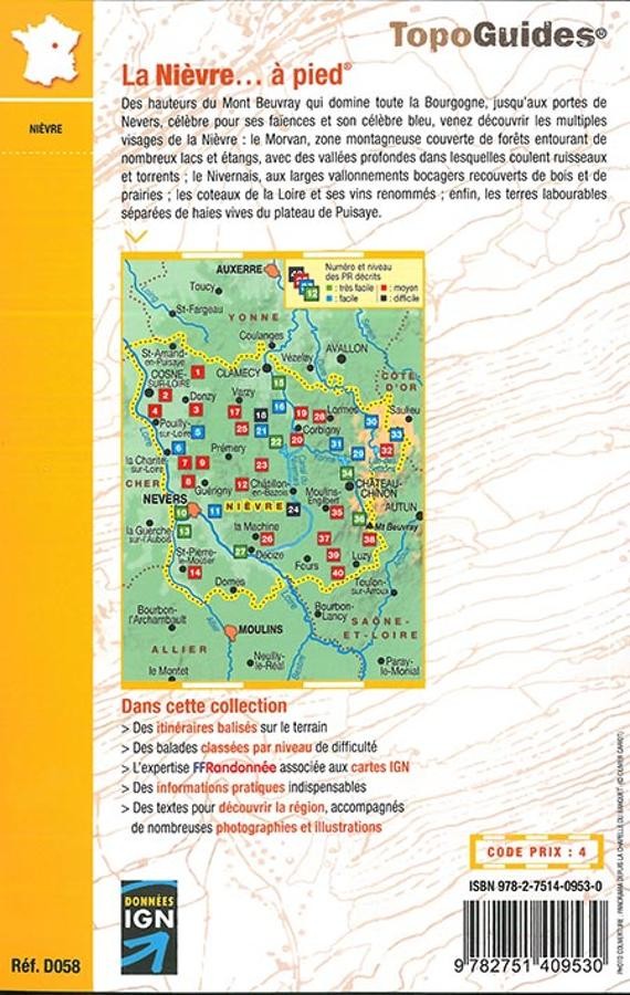 La Nièvre en 40 randonnées | Topoguide FFRP