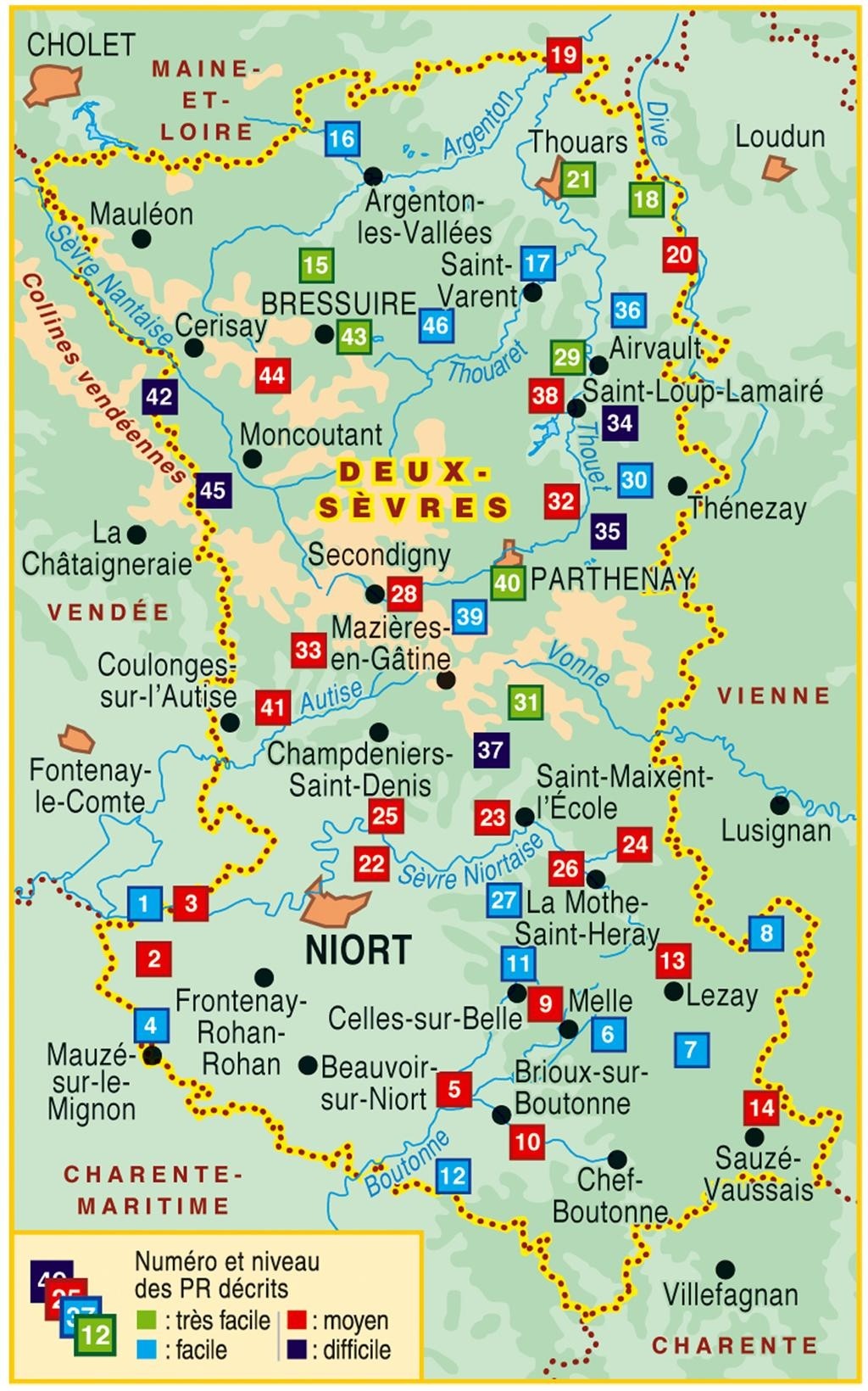 46 randonnées dans les Deux-Sèvres | Topoguide FFRP