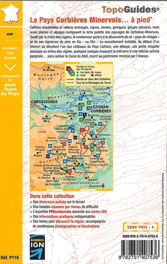 Randonnnées dans le Corbières Minervois. | Topoguide FFRP