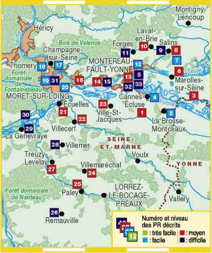 Balades aux confluents de la Seine, Yonne et du Loing | Topoguide