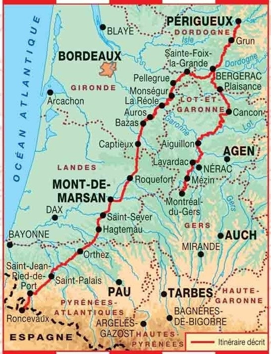 GR654 - St-Jacques-de-Compostelle via Vézelay | Topoguide