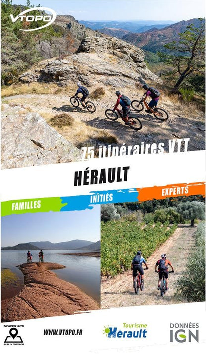 75 itinéraires de VTT dans l'Hérault - VTOPO